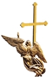 Ангел на шпиле Петропавловского собора
